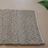 Tapis en jute ethnique 60x90cm - F666_115