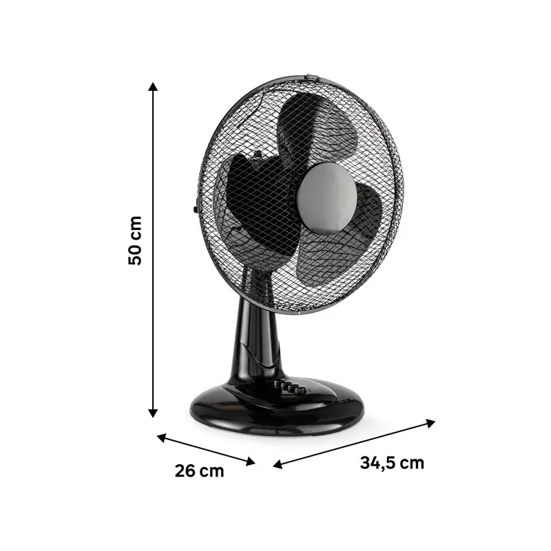 Ventilateur à poser, EQUATION, Moe 4 40 W, D30 cm