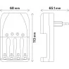 Chargeur de piles AA/AAA