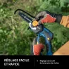 Elagueuse 20 V guide de 15.5 cm