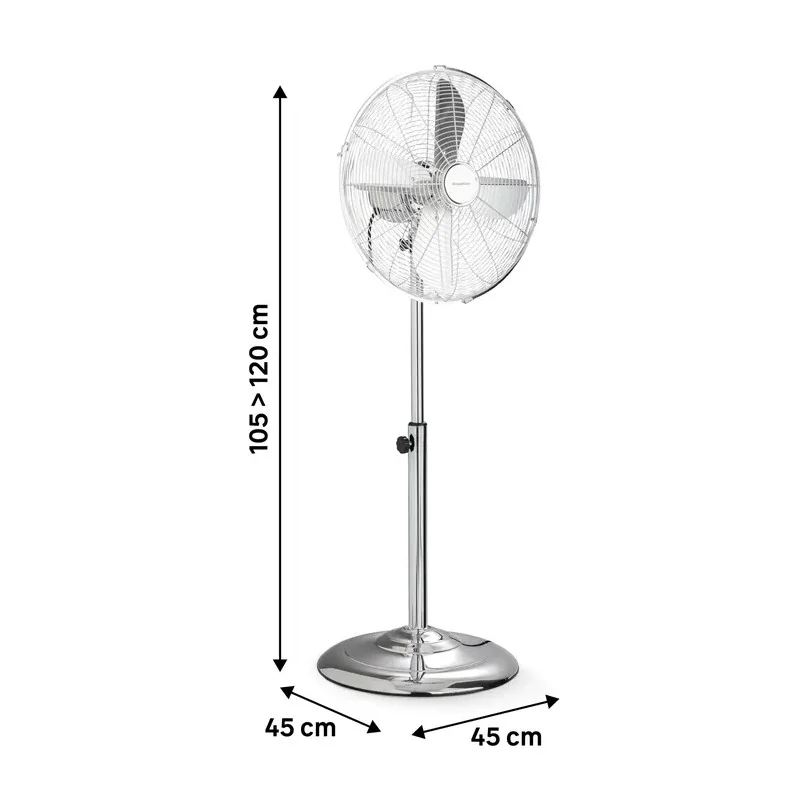 Ventilateur sur pied COOMA 4 50 W D40 cm