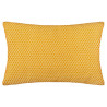 Coussin Ocre à motifs \"Otto\" 30x50