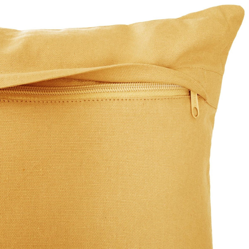 Coussin Ocre à motifs \"Otto\" 30x50