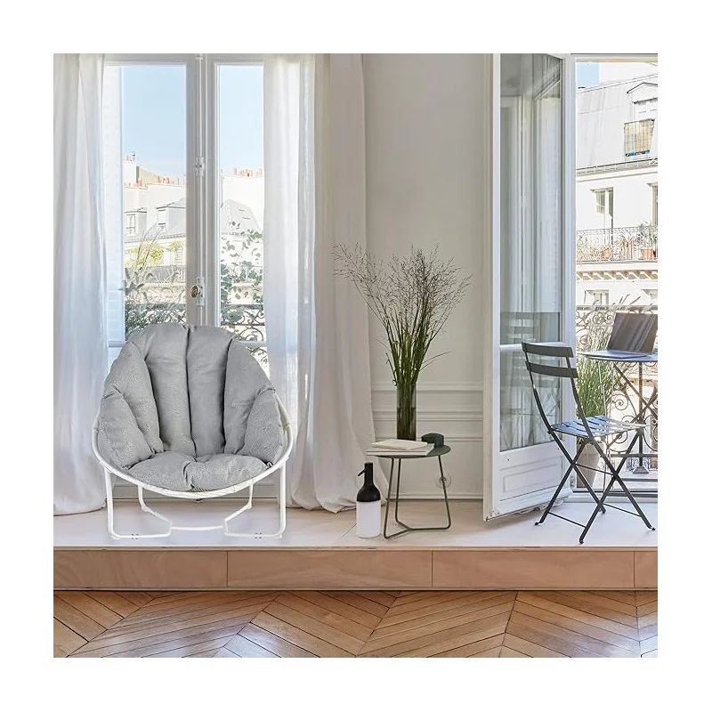 Fauteuil de jardin cocoon blanc