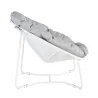 Fauteuil de jardin cocoon blanc