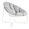 Fauteuil de jardin cocoon blanc