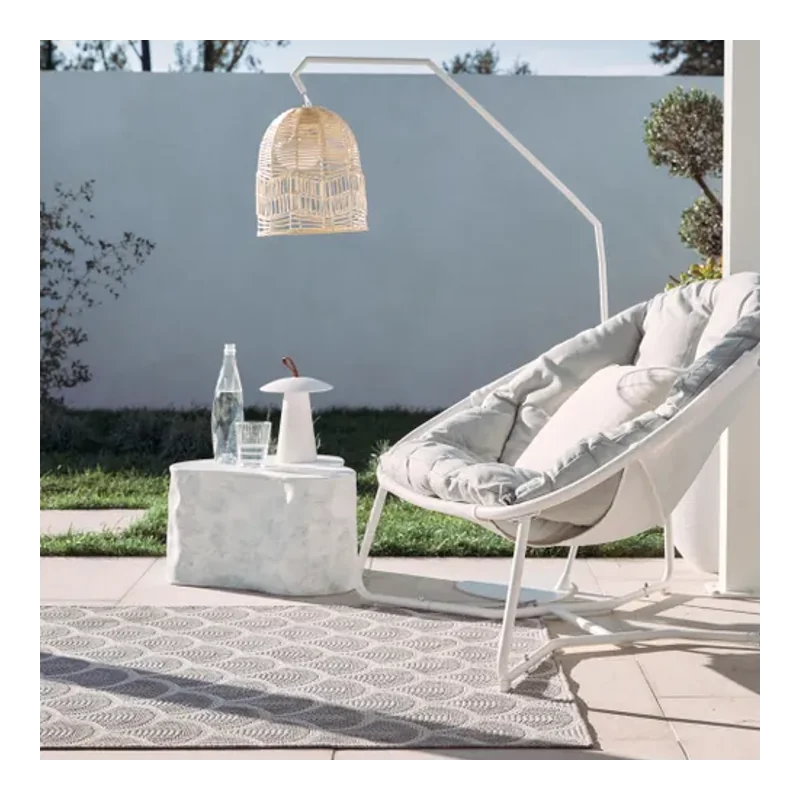 Fauteuil de jardin cocoon blanc