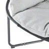 Fauteuil de jardin cocoon gris