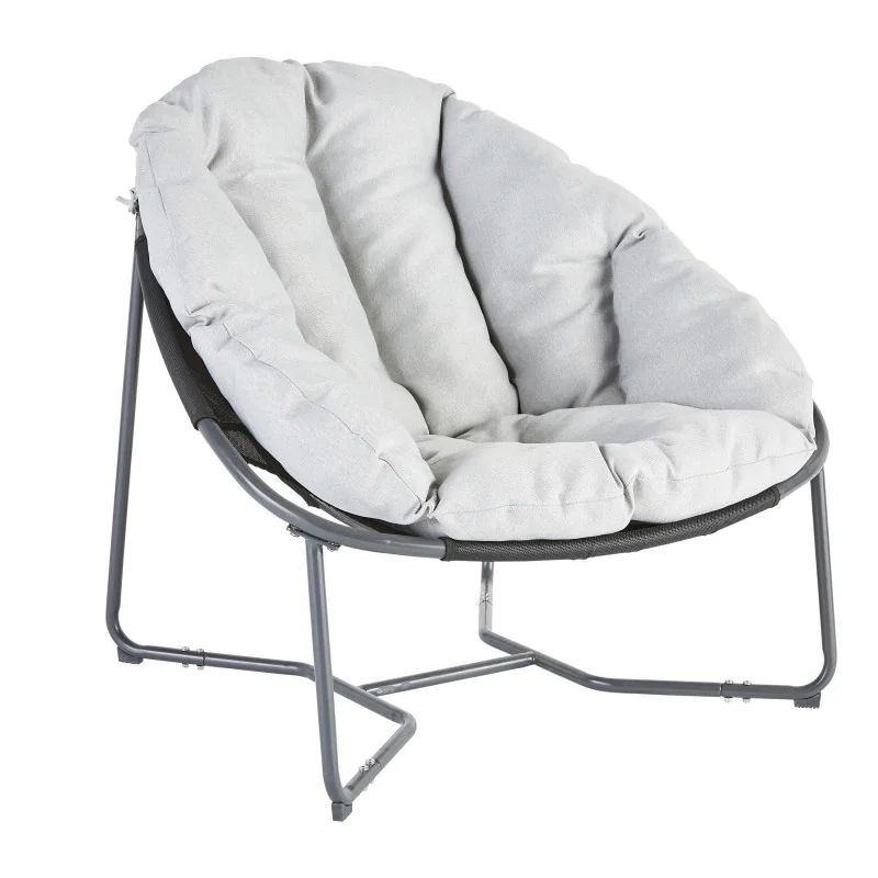 Fauteuil de jardin cocoon gris