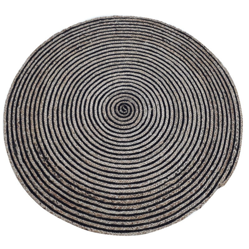 Tapis Spiral Noir