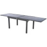 Table de Jardin Extensible Piazza 10 Places Graphite