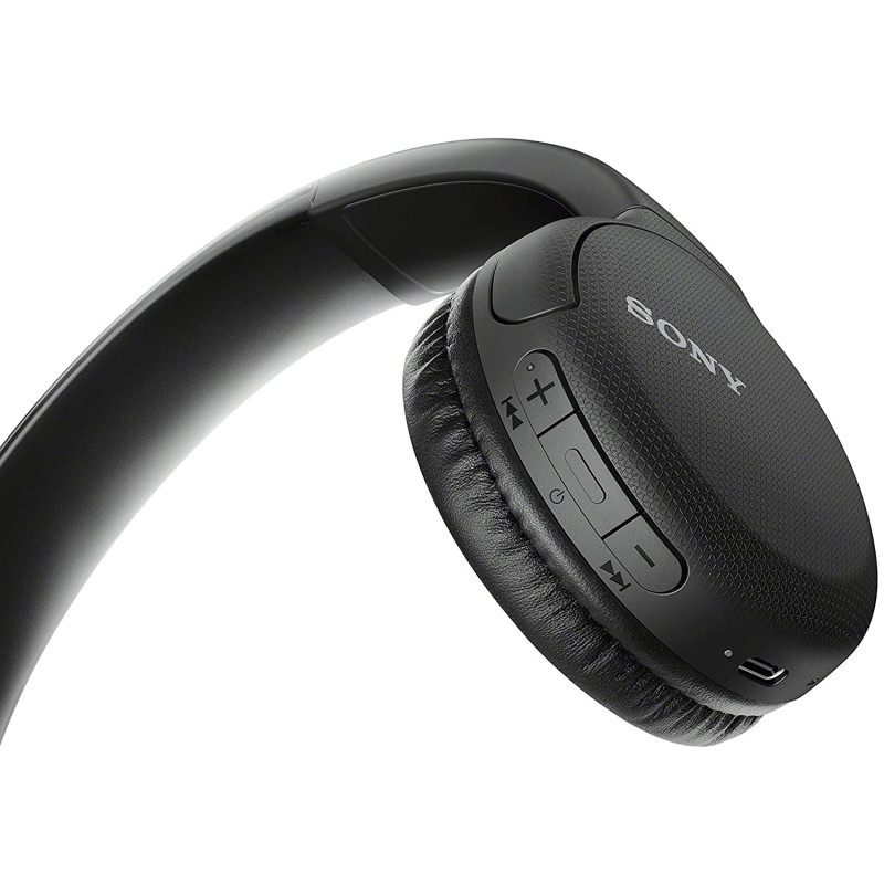 Casque sans fil Bluetooth Téléphone Noir