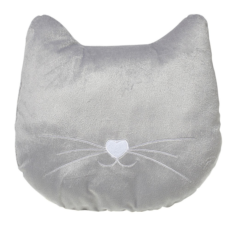 Coussin tête de chat