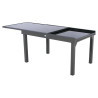 Table de Jardin Extensible Piazza 10 Places Graphite