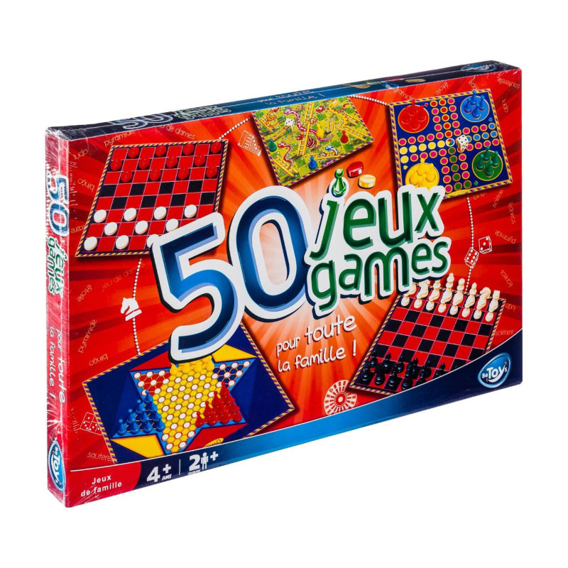 JEU SOCIETE BOITE DE 50 JEUX - JJA - 7172150