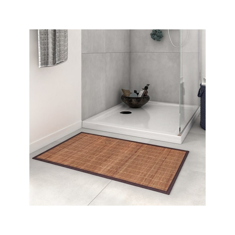 TAPIS SALLE DE BAIN BAMBOO 50 X 80 CM NATUREL