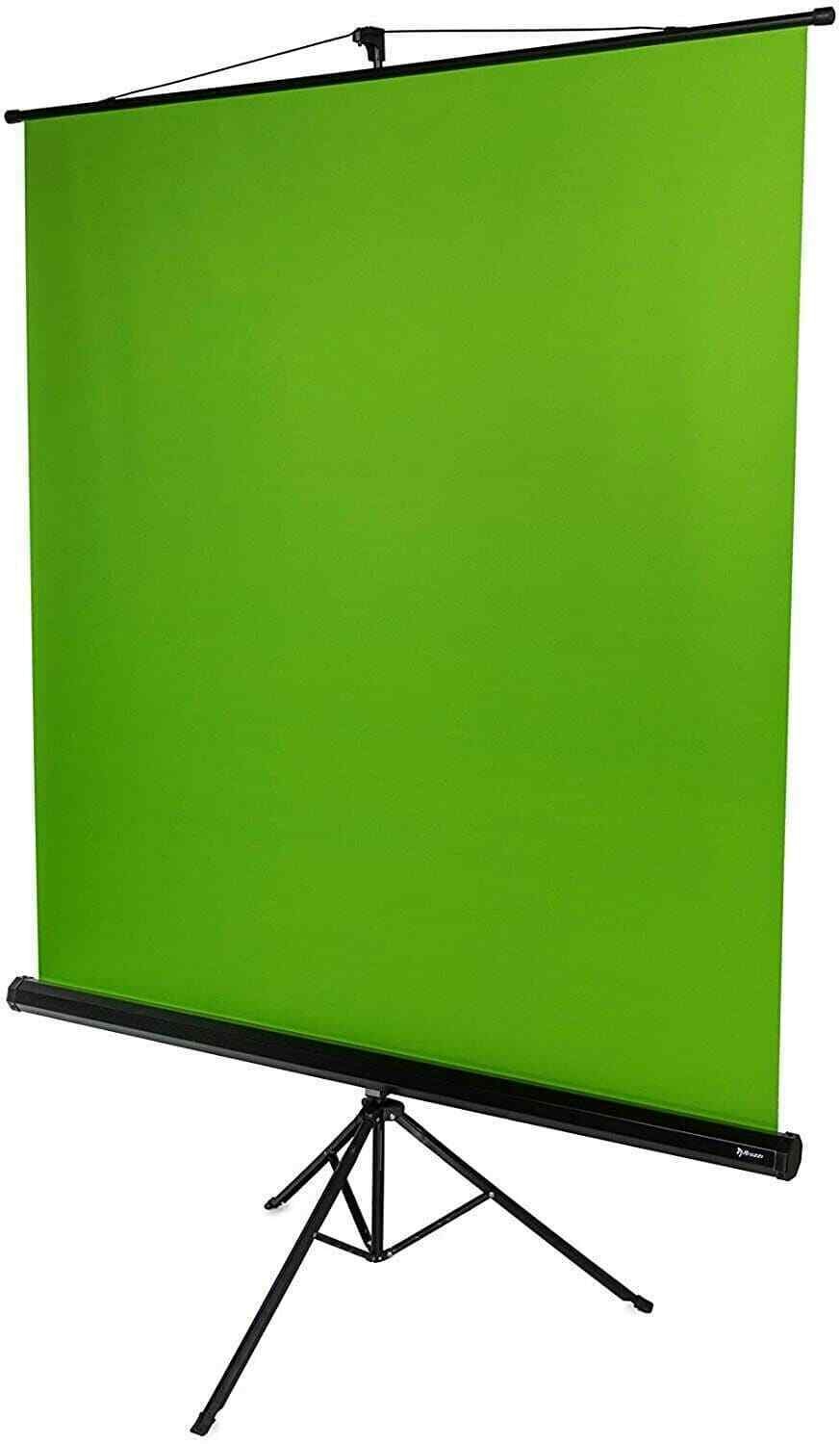Écran de projecteur vert avec support 150x180cm Portable Gaming