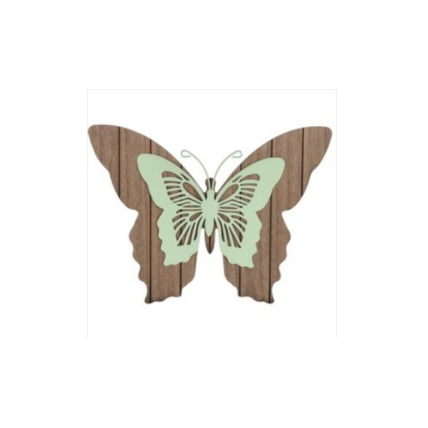 Papillons déco murale en bois - papillons suspension bois - papillon  guirlande - Un grand marché