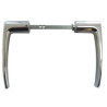 BEQUILLE DOUBLE ALUMINIUM CHROME C6