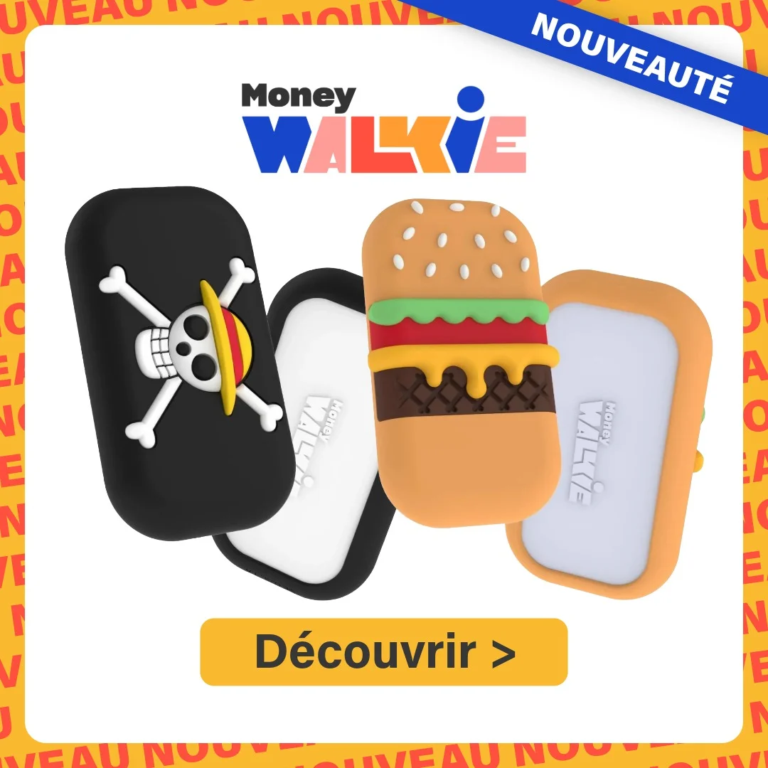 Money Walkie - Portefeuille connecté pour ados | Ravate.com Image : Money Walkie - Portefeuille connecté pour ados | Ravate.com