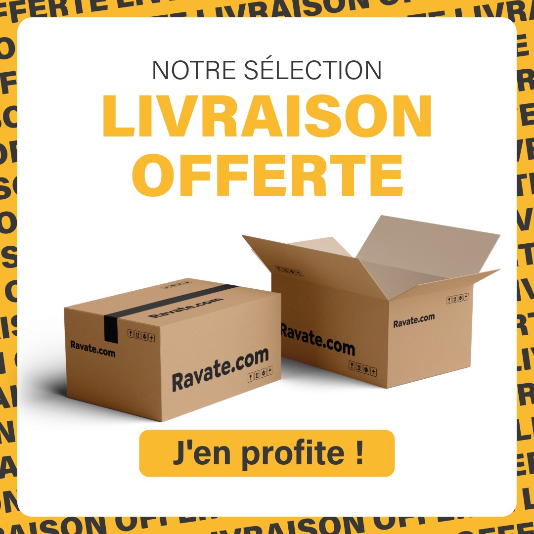 Notre sélection de produits en livraison offerte | Ravate.com Image : Notre sélection de produits en livraison offerte | Ravate.com