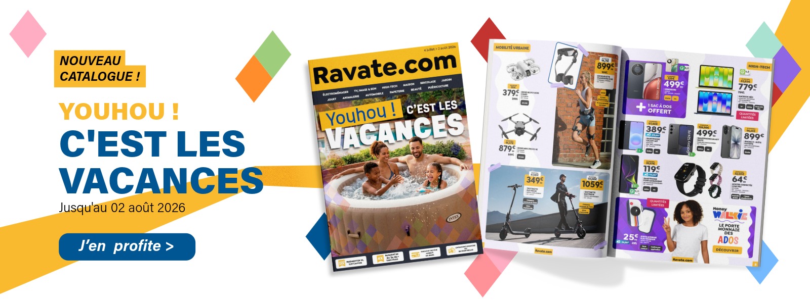 Catalogue : Youhou ! C'est les vacances | Ravate.com Image : Catalogue : Youhou ! C'est les vacances | Ravate.com
