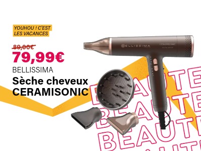 Sèche cheveux CERAMISONIC - BELLISSIMA | Ravate.com Image : Sèche cheveux CERAMISONIC - BELLISSIMA | Ravate.com