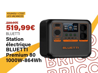 Station électrique BLUETTI Premium 80 | Ravate.com Image : Station électrique BLUETTI Premium 80 | Ravate.com