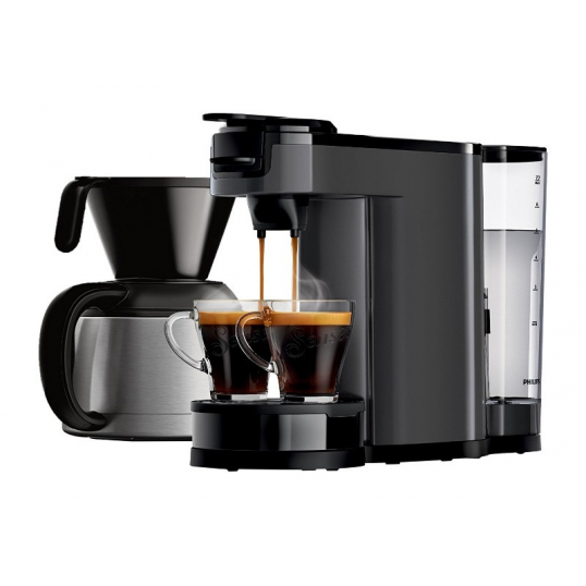 Machine à café à dosettes et filtre