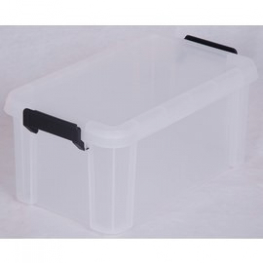 Boîte de rangement transparente pour blocs de construction, empilable,  portable, trousse de premiers soins, boîte à